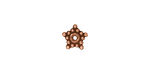 TierraCast Antique Copper (plated) Beaded Star 7mm