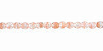 Czech Fire Polished Glass Crystal/Rosaline Round 3mm
