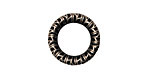 Stampt Antique Pewter (plated) Filigree Wreath 17mm