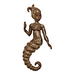 Green Girl Shibuichi Seahorse Woman 21x45mm