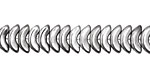Czech Glass Silver Small Angel Wings 4x10mm