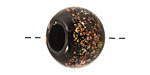 Unicorne Beads Dark Magic w/ Copper Large Rondelle 20x30mm