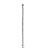 TierraCast Rhodium (plated) 2" Bead Bar 2x50mm