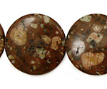 Mica Quartz Puff Coin 30mm