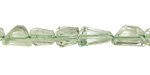Prasiolite Faceted Nugget 9-18x8-12mm