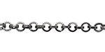 Gunmetal (plated) Textured Circular Cable Chain