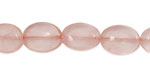 Rose Quartz Flat Oval 14x10mm