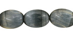 Honey Tiger Eye (blue) Flat Oval 18x13mm
