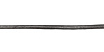 Grey Round Leather Cord 2mm