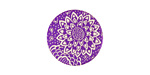 Lillypilly Purple Dahlia Anodized Aluminum Disc 19mm, 24 gauge