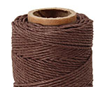 Dark Brown Hemp Twine 20 lb, 205 ft