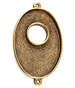 Nunn Design Antique Gold (plated) Grande Oval Bezel Toggle Link 47x28mm