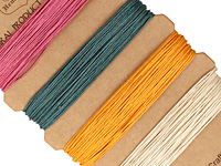 Spring Hemp Twine 10 lb, 42 ft x 4 colors