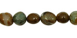 Copper Green Opal Tumbled Nugget 8-12x7-10mm