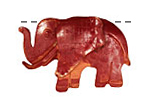 Patricia Healey Copper Elephant Pendant 40x27mm