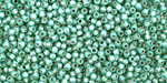 TOHO Milky Dark Peridot (with Silver Lining) Round 11/0 Seed Bead