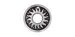 TierraCast Antique Silver (plated) Del Sol Ring 19mm