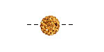Topaz Pave Round 10mm