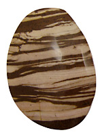 Brown Zebra Jasper Freeform Cabochon 38-58x48-75mm