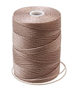 C-Lon Silver Fine Weight (.4mm) Bead Cord