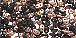 Matte Apollo & Jet SuperDuo 2x5mm Seed Bead