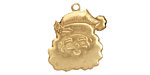 Brass Santa Face 19x24mm