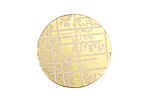 Lillypilly Gold Bamboo Anodized Aluminum Disc 25mm, 22 gauge