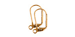 Nunn Design Antique Gold (plated) Large Oval Leverback Earwire 11x17mm