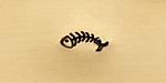 Fish Bones Metal Stamp 6mm