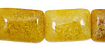Natural Yellow Agate Thin Pillow 25x18mm