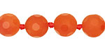 Carnelian (matte) Table Cut Round 10mm