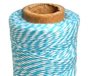 Blue/White Bakers Twine 2 ply, 410 ft