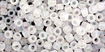 TOHO Transparent Rainbow Frosted Crystal Round 6/0 Seed Bead