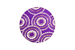 Lillypilly Purple Dandelion Anodized Aluminum Disc 25mm, 24 gauge