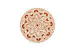 Lillypilly Bronze Lace Anodized Aluminum Disc 19mm, 24 gauge