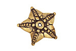 Green Girl Bronze Star Bead Cap 9x25mm