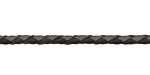 Black/Gray Braided Leather Bolo Cord 3mm