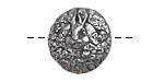Green Girl Pewter Rabbit Button 20mm
