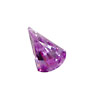 Lilac Faceted Fan 12x18mm
