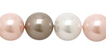 Fawn Shell Pearl Mix Round 14mm
