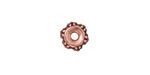 TierraCast Antique Copper (plated) Large Hole Flower Heishi 3x9mm
