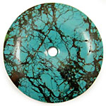 Chinese Turquoise Donut 60-70mm