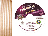 Soft Flex Extreme Champagne .014" (Fine) 19 Strand Wire 10ft.