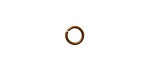 Vintage Bronze Enameled Copper Round Jump Ring 7mm, 18 gauge