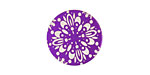 Lillypilly Purple Kaleidoscope Anodized Aluminum Disc 19mm, 24 gauge