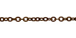 Vintaj Natural Brass Small Flat Cable Chain
