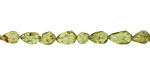 Peridot Irregular Teardrop 5-7x3-4mm