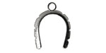 Artistic Wire Silver (plated) Curved Wrapper 17x22mm