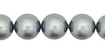 Slate Shell Pearl Round 14mm