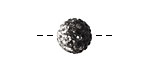 Jet/Crystal Ombre Pave Round 12mm